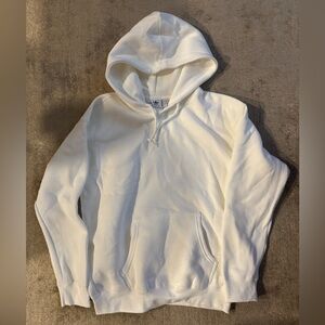 Adidas white fleece lined hoodie XS NWOT